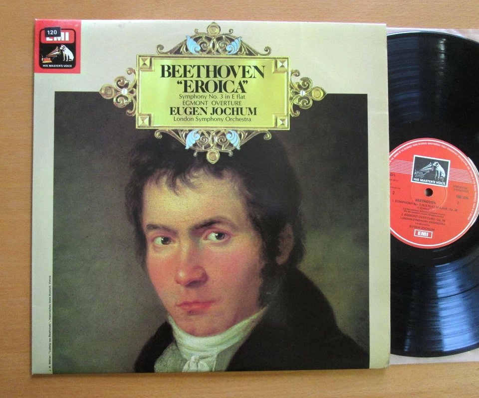 ASD 3376 ED1 Beethoven Symphony no. 3 Eroica Eugen Jochum NEAR MINT Quad EMI - Image 1 of 4