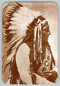 Postcard Sitting Bull Teton Sioux Chief Old West Collectors Series Vintage UNP - Picture 1 of 2