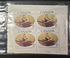 Canada Stamp Sealed For 4 Blocks Set 862 Ned Hanlan (Oarsman) - Mnh