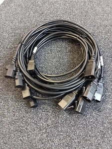 SLC14C13-2M-6PK - Pack of 6 SecureLock locking power cord, C13-C14, 2M, black - Bild 1 von 2