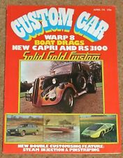 CUSTOM CAR Magazine April 1974 - Capri RS3100 Test, Capri Mk2, Magnum 2300 Coupe