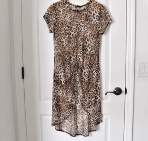 TMG New York - Animal Print Badeanzug Cover Up Frontschlitz MED Cruise Beach - Bild 1 von 9