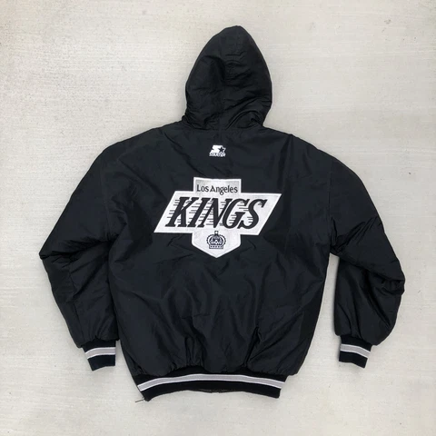 Vintage Los Angeles Kings Starter Parka Jacket Size Medium Cover
