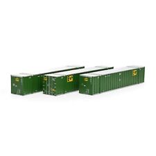 ATHEARN HO RTR 53' Stoughton Containers EMP # 1 (3 pack) - ATH40126