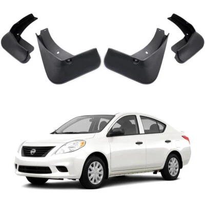 Guardabarros protector contra salpicaduras guardabarros para Nissan Versa 2012-2017 sedán 4 piezas Foto 1 de 4