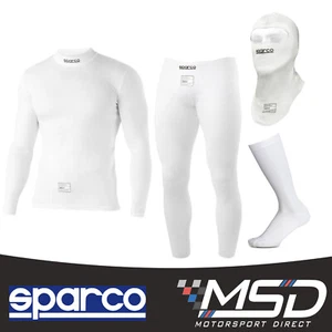 Juego de ropa interior aprobada Sparco RW-4 FIA 8856-2018 parte superior, inferior, pasamontañas, calcetines - Imagen 1 de 8
