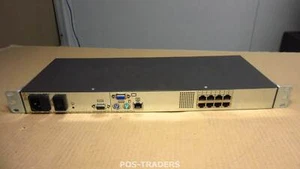 HP 336044-B21 1x8-Port CAT5 KVM Server Console Switch 396630-001 INCL RACKEARS - Bild 1 von 3
