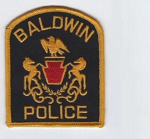 **BALDWIN PENNSYLVANIA POLICE PATCH** - Picture 1 of 1