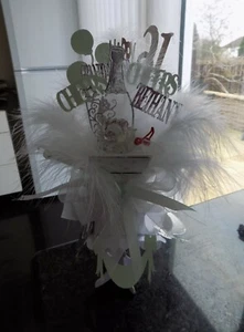 21st Birthday pop up card & stand personalised 18th,30th,40th Etc Male or Female - Picture 1 of 6