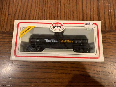Model Power Chemical Tank Train Car HO Scale With Box - NICE!!!!!! - Image 1 of 4