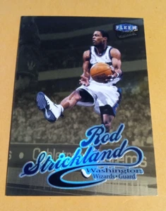 1998-99 Fleer Ultra Gold Medallion Rod Strickland NBA Card #97G - Wizards - Picture 1 of 2