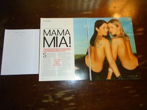 PAOLA & CHIARA - ITALIAN POP MUSIC - 4 PAGES CLIPPING FROM MAGAZINES 2001 - Picture 1 of 2
