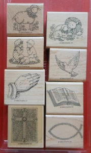 Stampin Up Inspirational Images Religious Bible Cross Dove Sheep Prayer - Picture 1 of 2