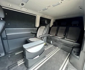 VW T6 CARAVELLE LWB Thermal Blinds Insulated Window Blackout Curtains 4 sides - Picture 1 of 5