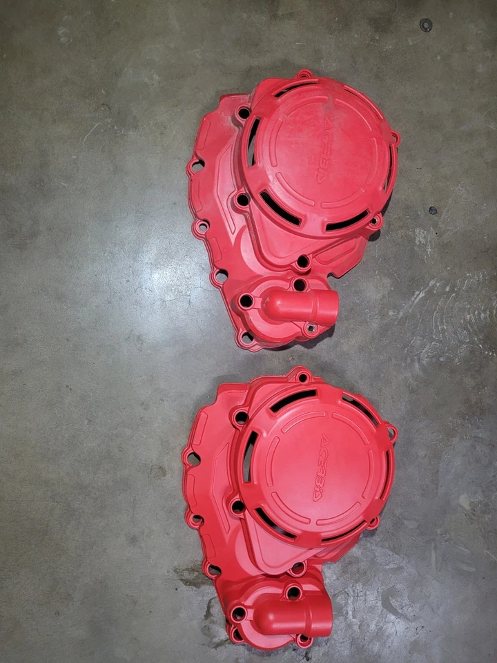 Cubierta de embrague Acerbis X-Power roja para Honda CRF450R CRF450 RX X2 Foto 1 de 1