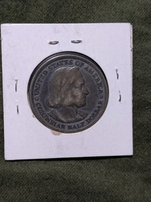 1893 Christopher Columbus Columbian Exposition Half Dollar 90% Silver - Image 1 of 2