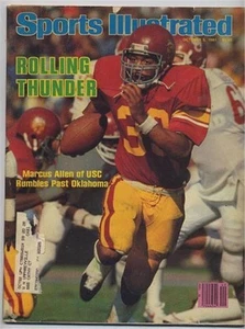 MARCUS ALLEN Sports Illustrated Magazine October 5 1981 USC TROJANS vs Oklahoma - Picture 1 of 1