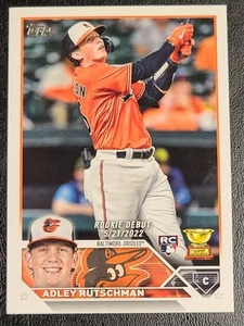 2023 Topps Update Series - Rookie Debut Adley Rutschman #US180 (RC) - Picture 1 of 2