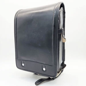 Randoseru Japonés Kaban Kobo Bolso Escolar Niño Usado Mochila Negro de JAPÓN - Imagen 1 de 11