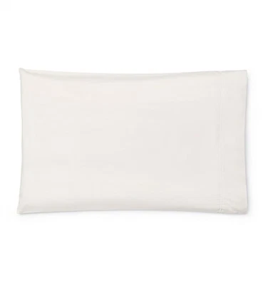 Sferra Isabella Ivory King Pillowcases Solid 100% Cotton Percale 500TC Italy NEW - Image 1 of 3