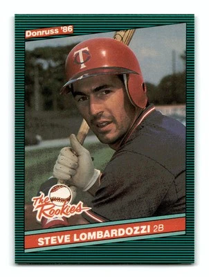 Steve Lombardozzi 1986 Donruss The Rookies RC #18 Minnesota Twins NM-MINT - Image 1 of 2