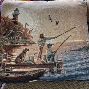 Terry Redlin From Sea to Shining Sea Pillow - Picture 1 of 4