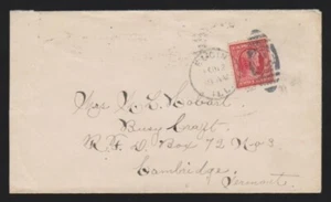 Scott 367, 2c Lincoln, FDC Feb. 12, 1909 FIRST DAY cover, Elgin Ill backstamped - Picture 1 of 2