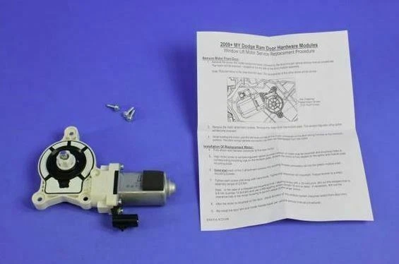 09-24 Ram 1500 2500 3500 4500 5500 Puerta Trasera Derecha Ventana Regulador Motor Nuevo Foto 1 de 2
