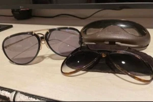 Vintage Carrera Porsche Design Aviator Sunglasses5621 Austria W/case&spareLenses - Picture 1 of 8