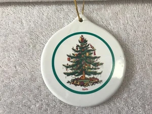 Spode Christmas tree ornament round disc CH2831 - Imagen 1 de 4