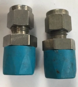 1-SS-400-1-6 Swagelok Instrument Tubing Fitting 1/4" Tube x 3/8" MNPT Pipe QTY - Picture 1 of 5
