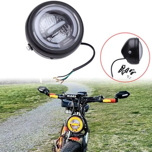6.8" LED Motorcycle Headlight Amber For Kawasaki VN Vulcan 500 750 800 900 1700 - Picture 1 of 16