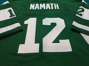 JOE NAMATH N.Y. JETS JERSEY, ORIGINAL TYPE, SEWN, QUALITY NFL SUPER BOWL!