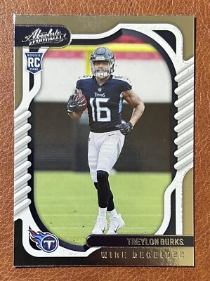 Treylon Burks 2022 Panini Absolute Rookie Card (RC) #112 - Tennessee Titans - Image 1 of 2
