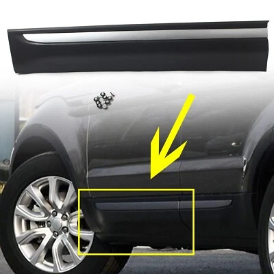 For 12-19 Range Rover Evoque Front Left Door Exterior Panels Shiny Silver Strip - Imagem 1 de 4