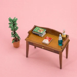 1/12 Casa de Muñecas Miniatura Secretaire Escritorio Oficina Escuela Mesa ✨ - Imagen 1 de 5