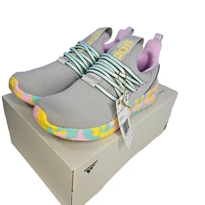 NUEVO Adidas Lite Racer Adapt 7.0 K Correr Sin Cordones Jóvenes Niñas Zapatos IH7849 Talla 5 - Imagen 1 de 12