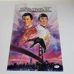 William Shatner Signed Autographed Star Trek The Voyage Home Poster 11x17 5STAR - Picture 1 of 6