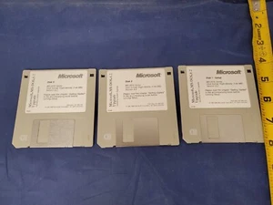 Microsoft Corporation MS DOS 6.2 Upgrade - 3 Disks - Vintage - Picture 1 of 5