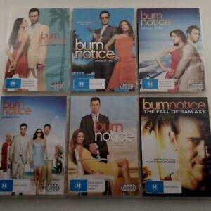 Burn Notice DVD Seasons Series 1 2 3 4 5 + Fall of Sam Axe R4 Television Action