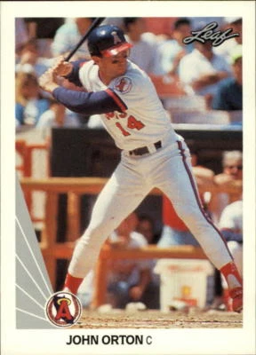 1990 Leaf #511 John Orton California Angels - Image 1 of 2