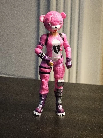 Fortnite Cuddle Team Leader Pink Bear 4” Action Figure Gaming Toy Cover