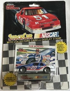 Racing Champions Stock Car #20 Rob Moroso 1990 Nascar Properties Crown Xtra 1:64 - Picture 1 of 6