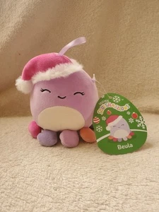 Kellytoy Squishmallows 4" Christmas Beula the Octopus NWT Ornament  - Picture 1 of 7