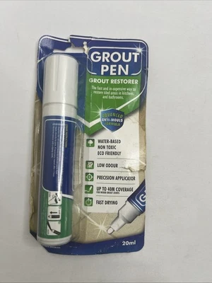 Grout Pen White Tile Paint Marker: Waterproof Tile Grout Colorant Pen - Wide Tip - Image 1 of 4