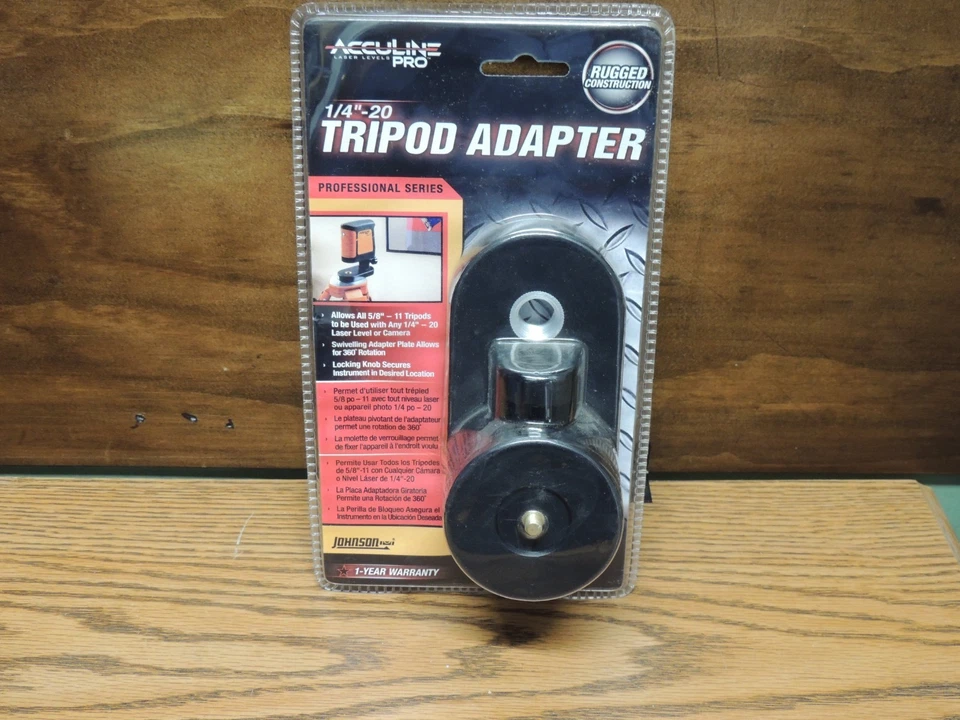 Johnson Level Acculine Pro Laser Level 40-6863 Tripod Adapter - Image 1 of 1