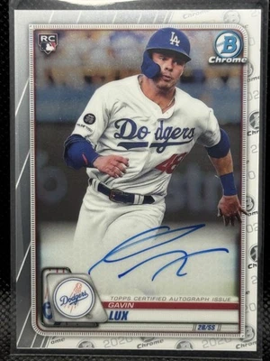 2020 Bowman #CRA-GL Gavin Lux Chrome Rookie Autographs - Image 1 of 2