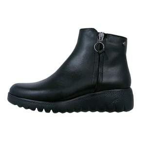 Fluchos Live:Botines Para Mujer Con Cuña Negro Confort F2100 - Picture 1 of 6