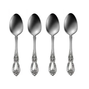 Oneida LOUISIANA   Flatware - 18/8 Stainless Steel Teaspoon (Set of Four) / NO - Picture 1 of 4