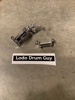 Colador de tambor Ludwig Throw-Off cromado CARA NEGRA con placa a tope #KS7 Foto 1 de 4